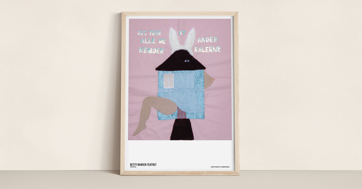 Betty Nansen Kunstplakat #6 (NB: SENDES IKKE, KUN AFHENTNING I GALLERIET)