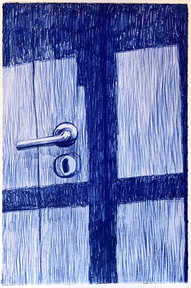 Dream within a Dream (door, blue)