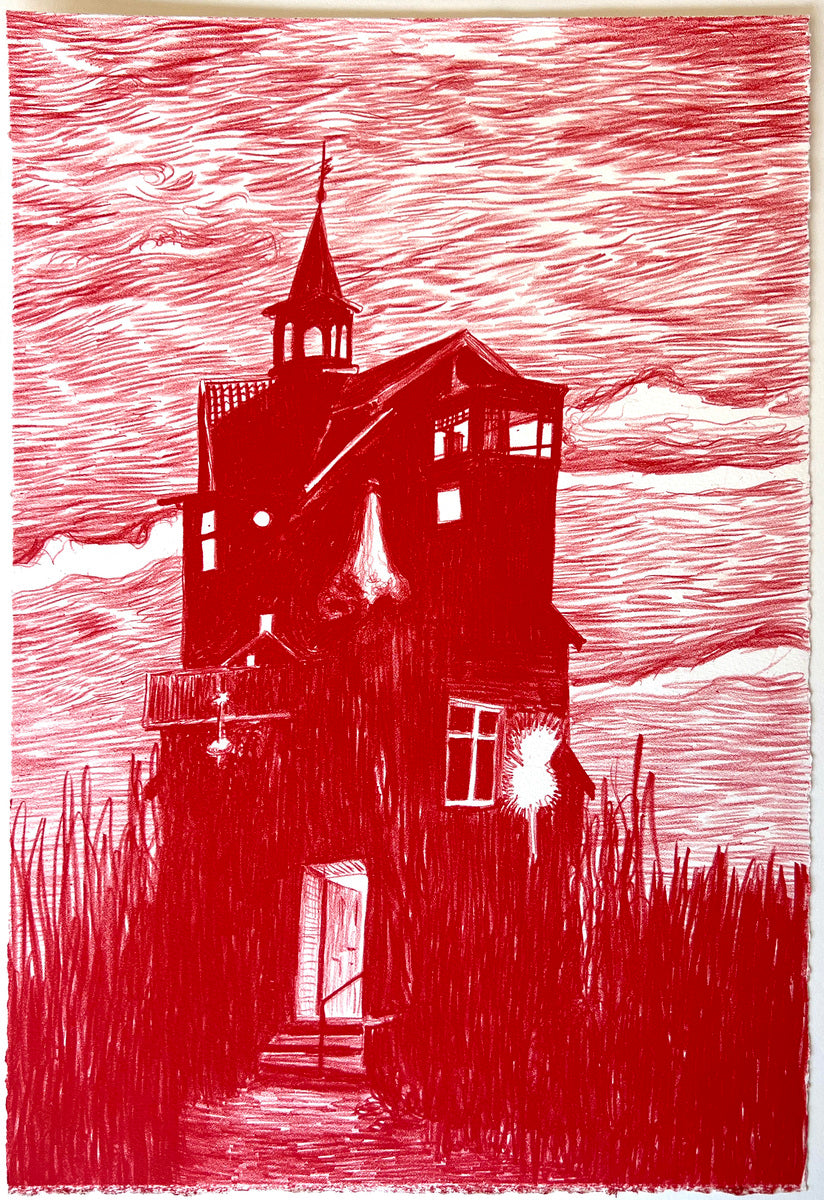 Dream within a Dream (house, red)
