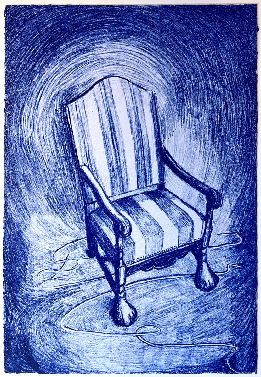 Dream within a Dream (Chair, blue)