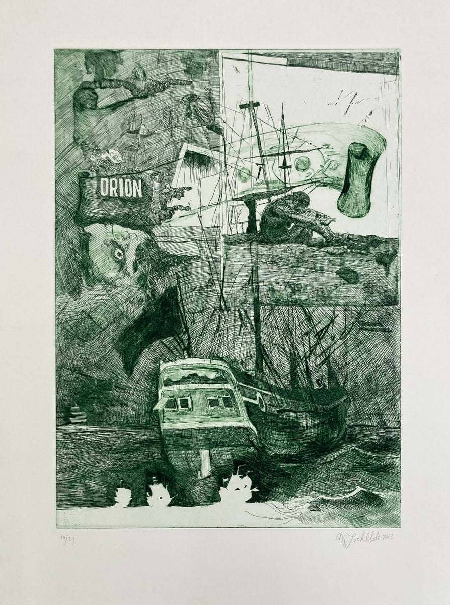 Untitled (Green ship)