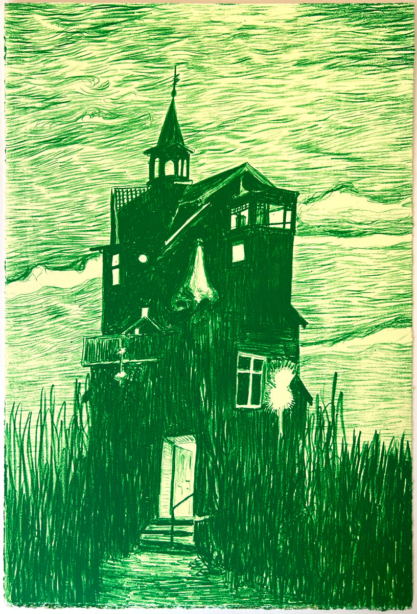 Dream within a Dream (house, green)