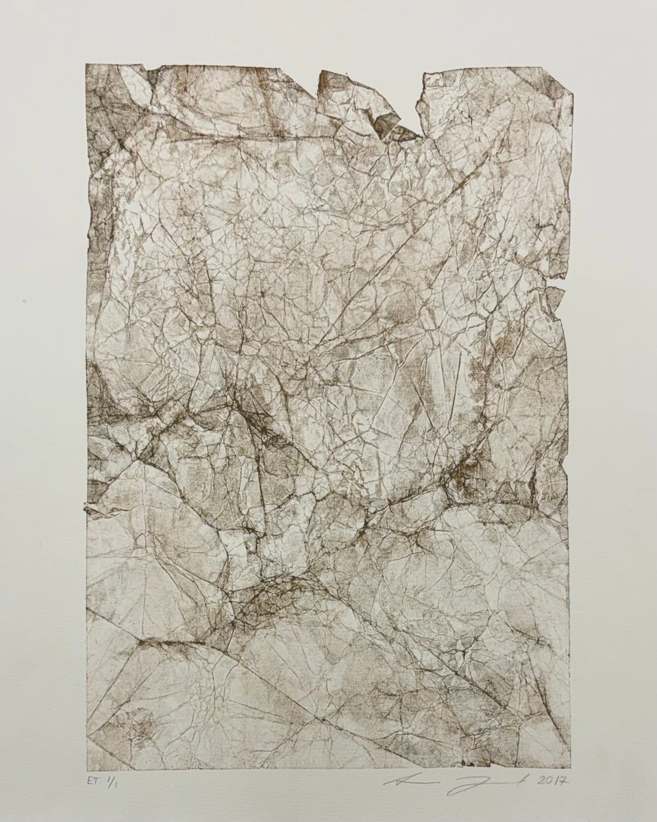 Crumpled Paper on Paper