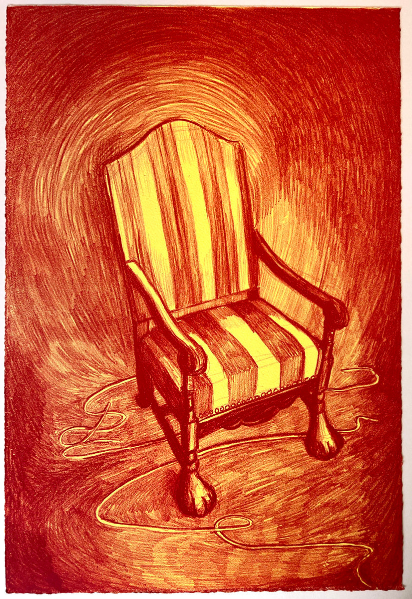 Dream within a Dream (Chair, red/yellow)