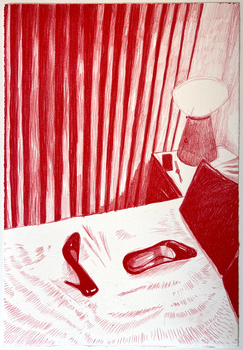 Dream within a Dream (shoes, red)