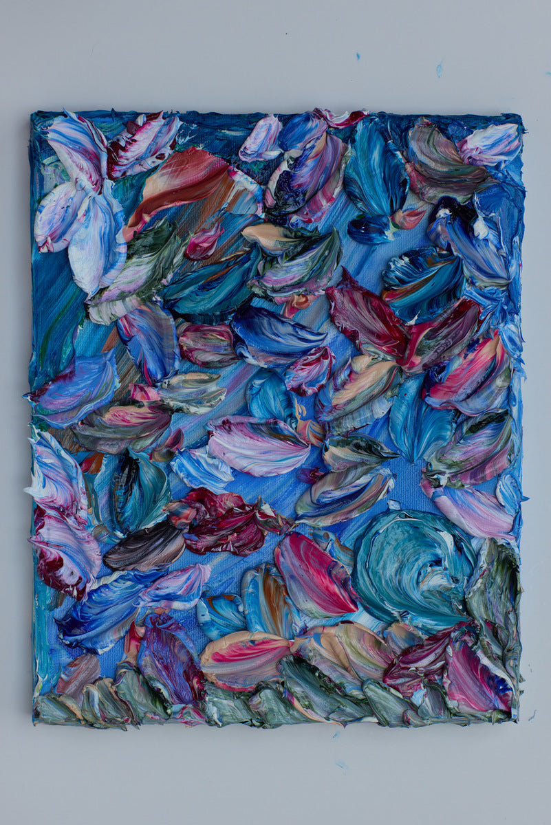 Untitled, purple & blue mix