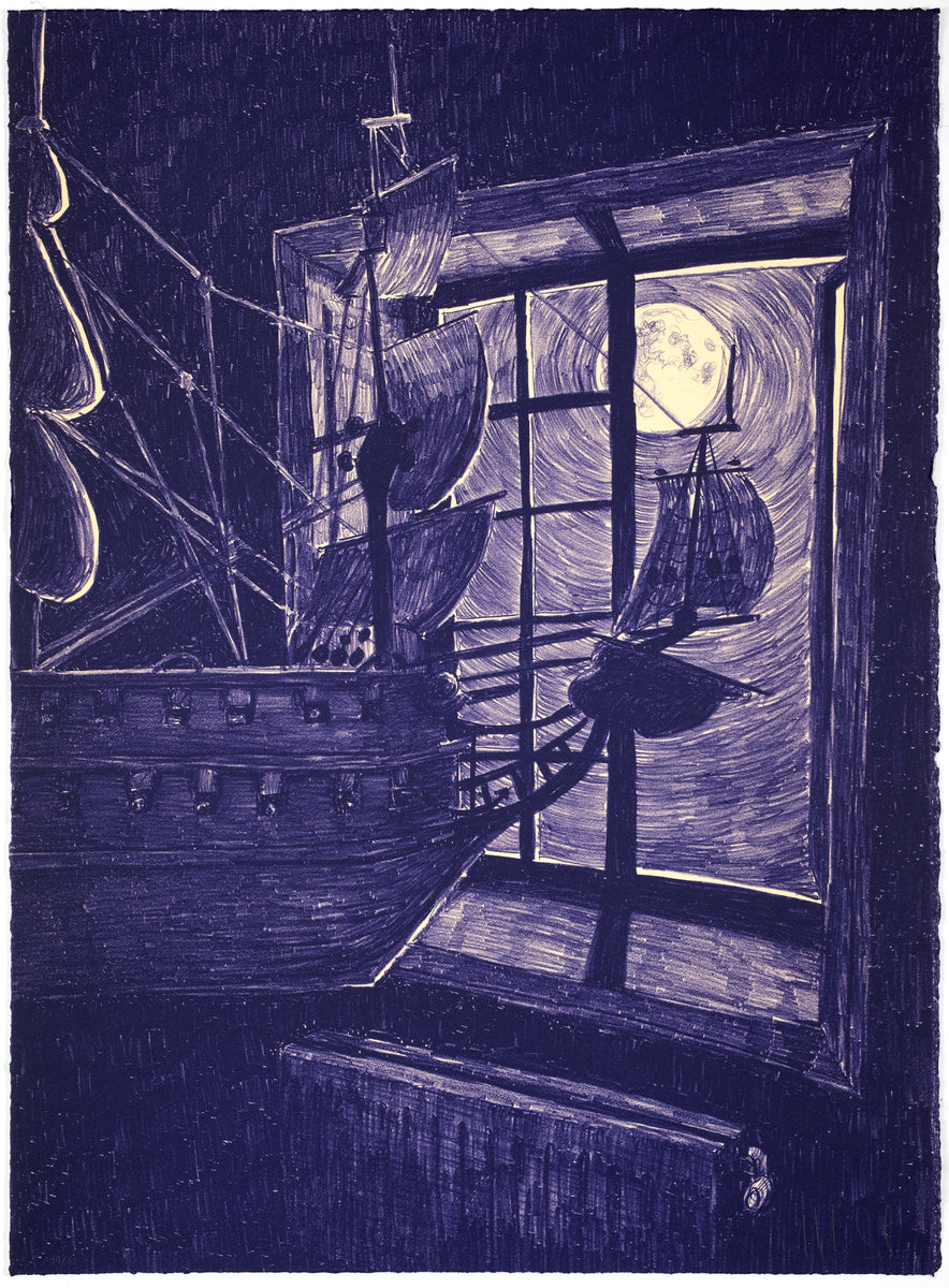 Window (purple/ship)