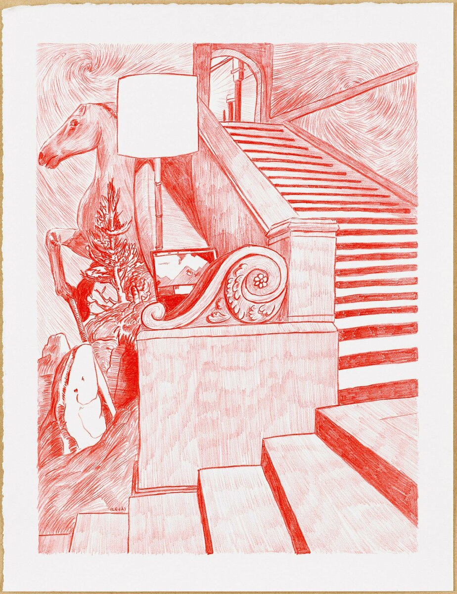 Untitled (Staircase/Horse)