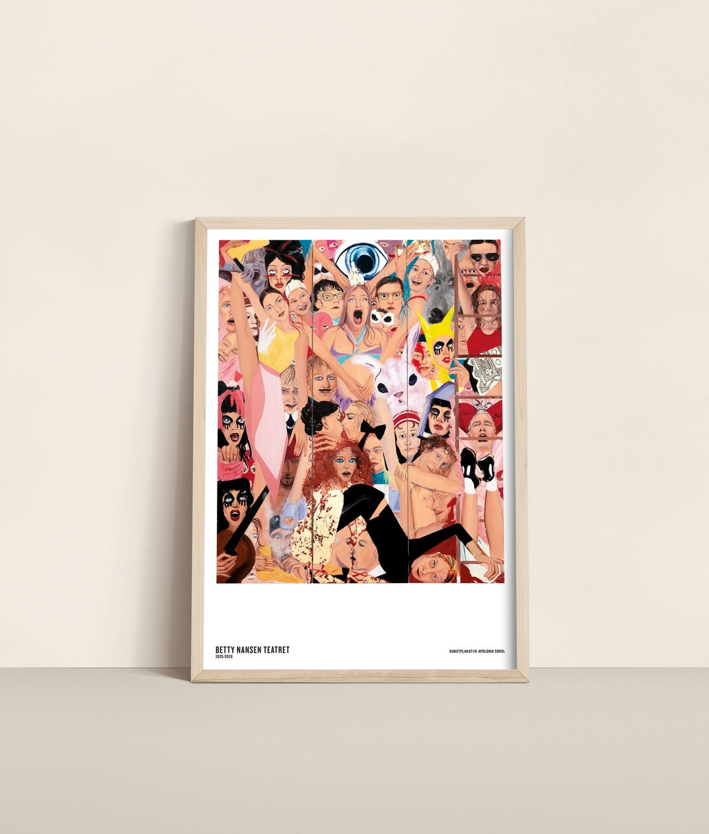 Betty Nansen Kunstplakat #8 (NB: SENDES IKKE, KUN AFHENTNING I GALLERIET)